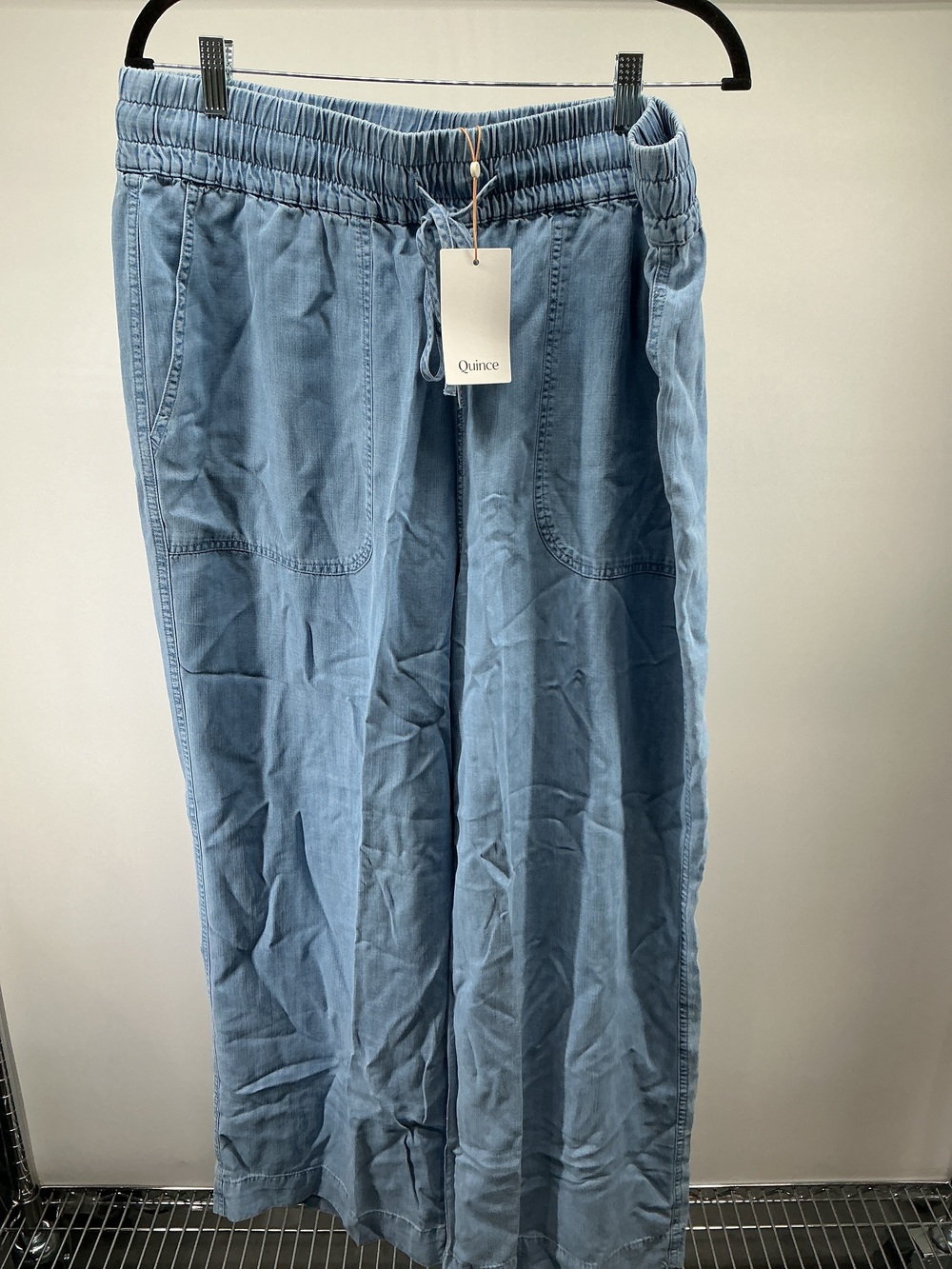 Pull-On Tencel Chambray Pants